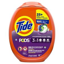 Tide PODS Laundry Detergents Spring Meadow, 112 Count