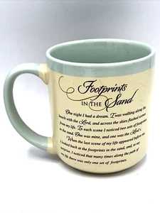Footprints In The Sand Coffee Mug Abbey Press - Picture 1 of 6