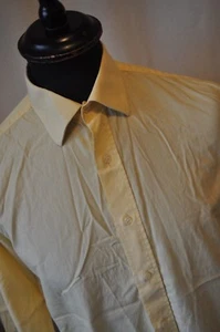 Vintage Daks yellow smart dress shirt in size medium mod casual revival - Picture 1 of 7