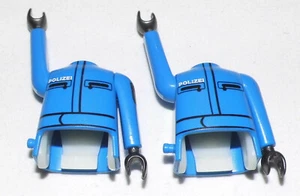08391, 2x Körper, Innenteil und Arme, blau, Polizei - Picture 1 of 1