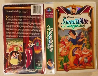 SNOW WHITE & THE 7 DWARFS – DISNEY MASTERPIECE VHS TAPE # 1524 – 84 MIN PLAYTIME - Image 1 of 4