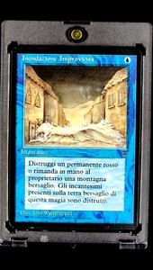 1995 MtG Magic The Gathering Italian Legends Inondazione Improvvisa Flash Flood - Picture 1 of 10
