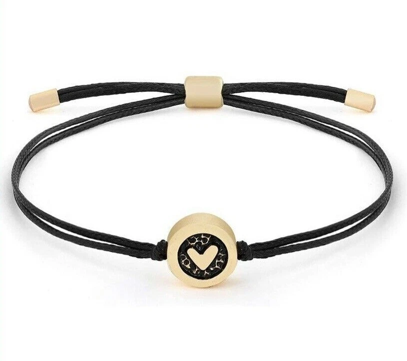 DEMDACO Heart Pet Paw Memory Gold Tone Brass and Zinc Metal Bracelet