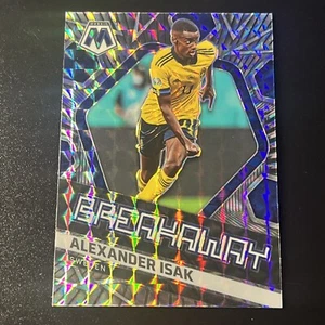 2021-22 Panini mosaic world cup soccer breakaway silver prizm-Alexander Isak - Picture 1 of 2