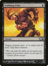 1x FOIL Stabbing Pain MTG M11 No18 Magic 2011 English NM/Unplay common C card x1