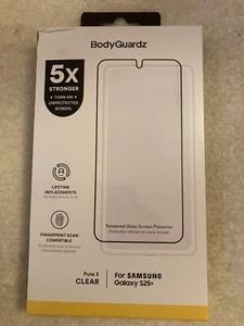 BodyGuardz Pure 3 CLEAR Tempered Glass Screen Protector for Samsung Galaxy S25+ - Photo 1 sur 2