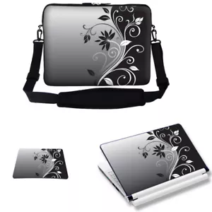 15" 15.6" Laptop Computer Bag With Shoulder Strap & Matching Skin Mouse Pad 2252 - Picture 1 of 5