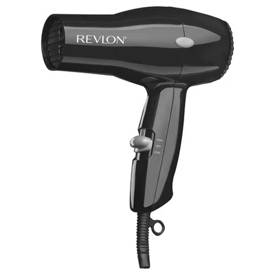 Revlon The Essential Black Blow Dryer Compact 1875 Watts Ultra Lightweight - Image 1 of 4
