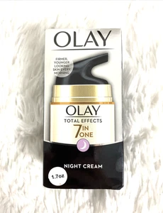 Olay Total Effects 7 in One Nachtcreme 1,7oz manipulationssichere Packung Straffend - Bild 1 von 7
