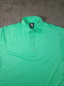 FootJoy Golf Poloshirt Herren Medium Lime Green Performance Stretch - Bild 1 von 11