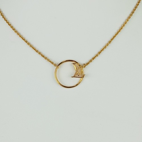 LOUIS VUITTON（LV） Collana LOUIS VUITTON Lv Eclissi M00762 Metallo Oro Accessori Donna Garanzia