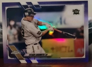 YUTARO SUGIMOTO 2021 Topps Chrome NPB VIOLA rifrattore #d 246/299 ORIX BUFFALOES - Foto 1 di 2