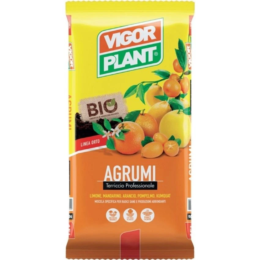VIGORPLANT VIGOR PLANT | TERRICCIO PROFESSIONALE | AGRUMI | CODICE: V895M | 20 LITRI |