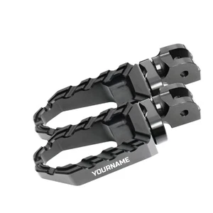 Black Custom Laser 1" Arm Front Foot Pegs For Yamaha VMAX 1200 85-07 06 05 - Picture 1 of 8