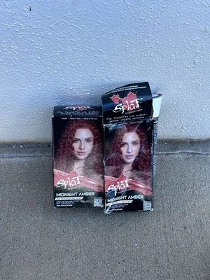 Lote de 2 Kit de Color de Cabello Semipermanente Ámbar Medianoche Colores Rebeldes Splat Foto 1 de 4