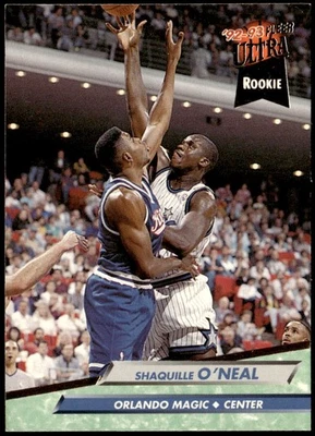 1992-93 Ultra #328 Shaquille O'Neal Rookie E1 Foto 1 de 2