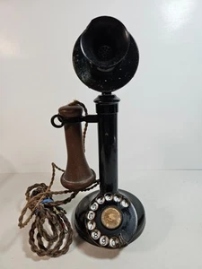 Antiguo Kellogg's BRITÁNICO DIAL GIRATORIO CANDELABRO Teléfono Vintage - Imagen 1 de 13