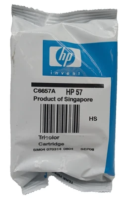 HP 57 Tri-Color Original Ink Cartridge C6657A - Image 1 of 4