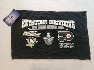 Asciugamano Vintage 2008 Stanley Cup Pittsburg Penguins Vs Philadelphia Flyers con etichetta - Foto 1 di 11