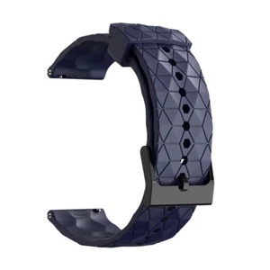 Cintura in silicone per smartwatch con motivo calcio per orologio GT3 42mm (blu - Zdjęcie 1 z 8