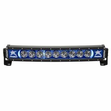 Rigid Industries 20" Curved Radiance Plus Light Bar With Blue Backlight  - 32001