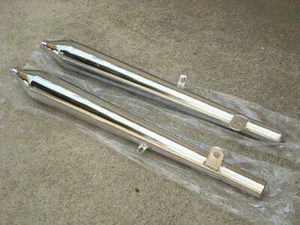 Honda SuperHawk CB72 CB77 Auspuff Schalldämpfer LH&RH Brandneu 1 PAAR - Bild 1 von 6
