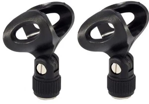 2 x Mikrofon-Halter MH-1 Mikrofon-Klammer Mikrofon-Klemme für Standardmikrofone - Picture 1 of 3