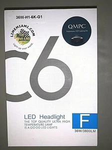 QMPC H1 Performance LED Replacement C6 Headlight bulbs 60000 Hour HID lighting. - Picture 1 of 8