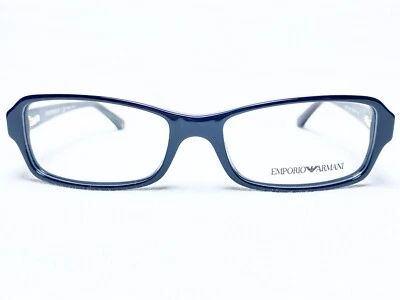 NUEVO Emporio Armani EA3016 5017 Mujer Negro Rectángulo Anteojos Monturas 53/16 Foto 1 de 4