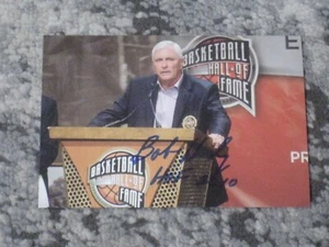 BOBBY HURLEY SR Signed 4x6 Photo BASKETBALL HOF BOB AUTOGRAPH 1B - Picture 1 of 1
