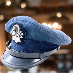 Vintage Japanese Train Conductor Hat 1975 JNR Work Cap Uniform Railway Japan - Picture 1 of 6