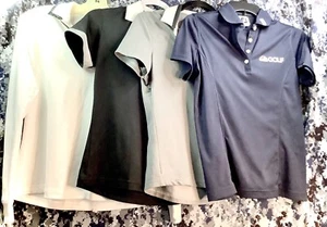 4 Footjoy xs Golf Tour Polos- Women’s Set Of 4- 3 SS+1 LS- Nice- Breathable - Picture 1 of 21
