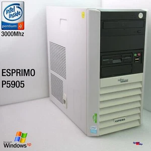 PC Computer FSC Fujitsu Siemens Esprimo P5905 D2151 Intel Pentium 4 Parallel - Picture 1 of 7