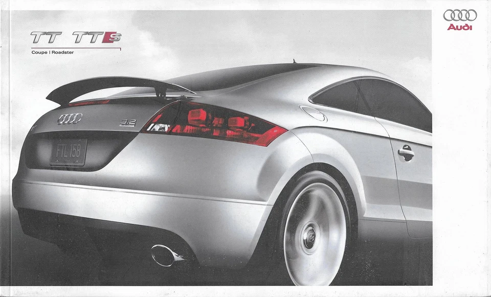 Audi TT TTS 2009 09 folleto de ventas original Foto 1 de 1