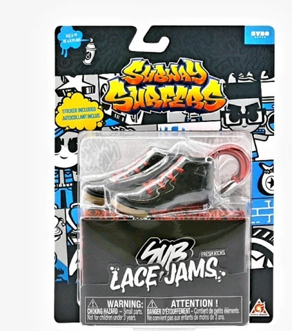 Subway Surfers Fresh Kicks Mini Shoes Shoebox Lace Jams Backpack Keychain New Cover