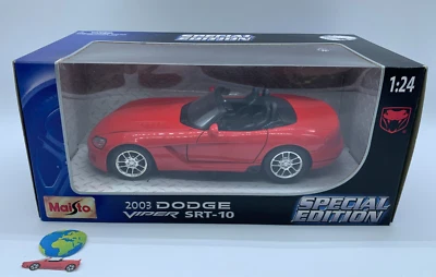Maisto Dodge Viper SRT-10 , automodello in scala 1:24 - 1:25, (2317), vintage - Immagine 1 di 4