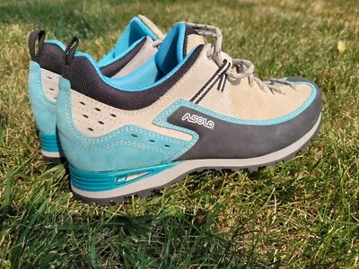 NWOB Asolo Salyan ML Sand Blue Low Hiking Trekking Boots Shoes Women’s Sz 6.5 - Image 1 of 4