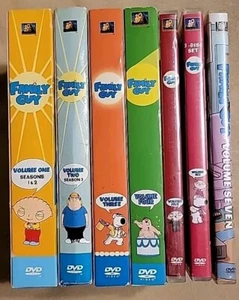 Family Guy DVD LOT: Volume 1-7, 1, 2, 3, 4, 5, 6, 7 Season Series Seth McFarlane - Picture 1 of 6