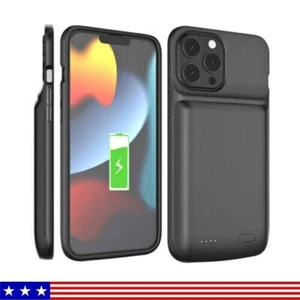 For iPhone 6~16 Battery Charger Case Extenal Battery Charging Cover Power Bank - Picture 1 of 40