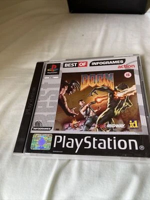 Doom infogrames box PlayStation One Video Game Complete With Manual - Image 1 of 3