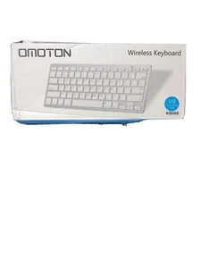 Omoton Wireless Bluetooth Compact Slim Keyboard KB066 Silver, For Mac, iOS, PC - Picture 1 of 3