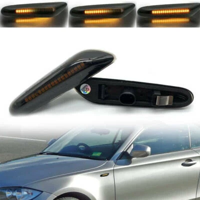 Luces de señal de giro LED de humo dinámico para BMW E90 E83 E92 E82 E46 E60 Foto 1 de 4