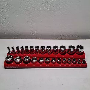 Gearwrench 3/8” SAE Socket Set 36 Pieces Standard and Deep Length - Picture 1 of 7