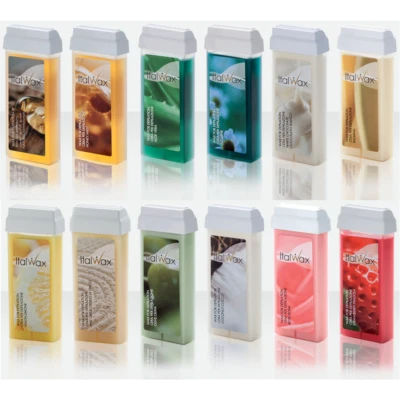 Italwax - Hair Removal Liposoluble Warm Wax Cartridge Roll on Depilatory - 100ml - Image 1 of 4