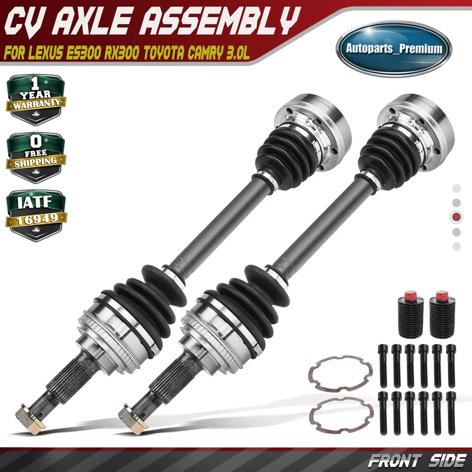 Conjunto de eje CV delantero izquierdo y derecho de 2 piezas para Lexus ES300 RX300 Toyota Camry 3,0 L Foto 1 de 4