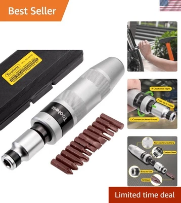 1/2" Hand Impact Screwdriver Set, 13 PCS Manual Reversible Impact Driver Kit, S2 - Image 1 of 4