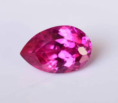 5.00 Ct Natural Rhodolite Garnet Pear Cut Raspberry AGL Certified Loose Gemstone - Image 1 of 4