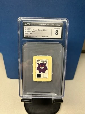 Gengar Tower Game Hasbro Card # 94 CGC 8 POP 1 Only 1 Higher - Image 1 of 3
