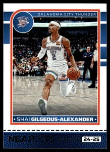 2024-25 Hoops Shai Gilgeous-Alexander Oklahoma City Thunder #126 - Picture 1 of 2