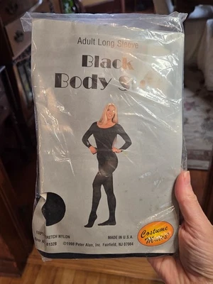 Disfraz Mates Negro Body Traje Adulto Manga Larga Talla L De Colección 1998 Foto 1 de 4